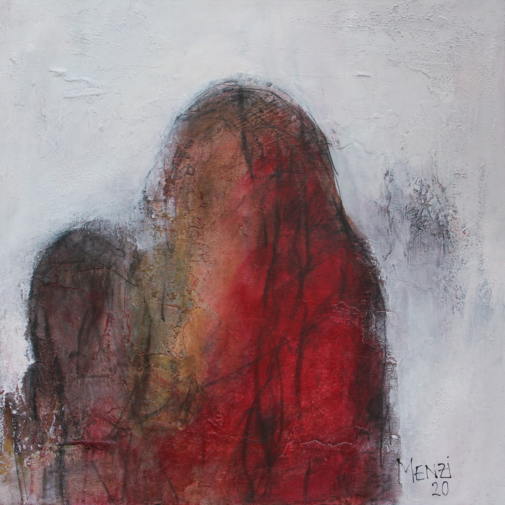 2020 Figuren, Acryl, 60 x 60 cm