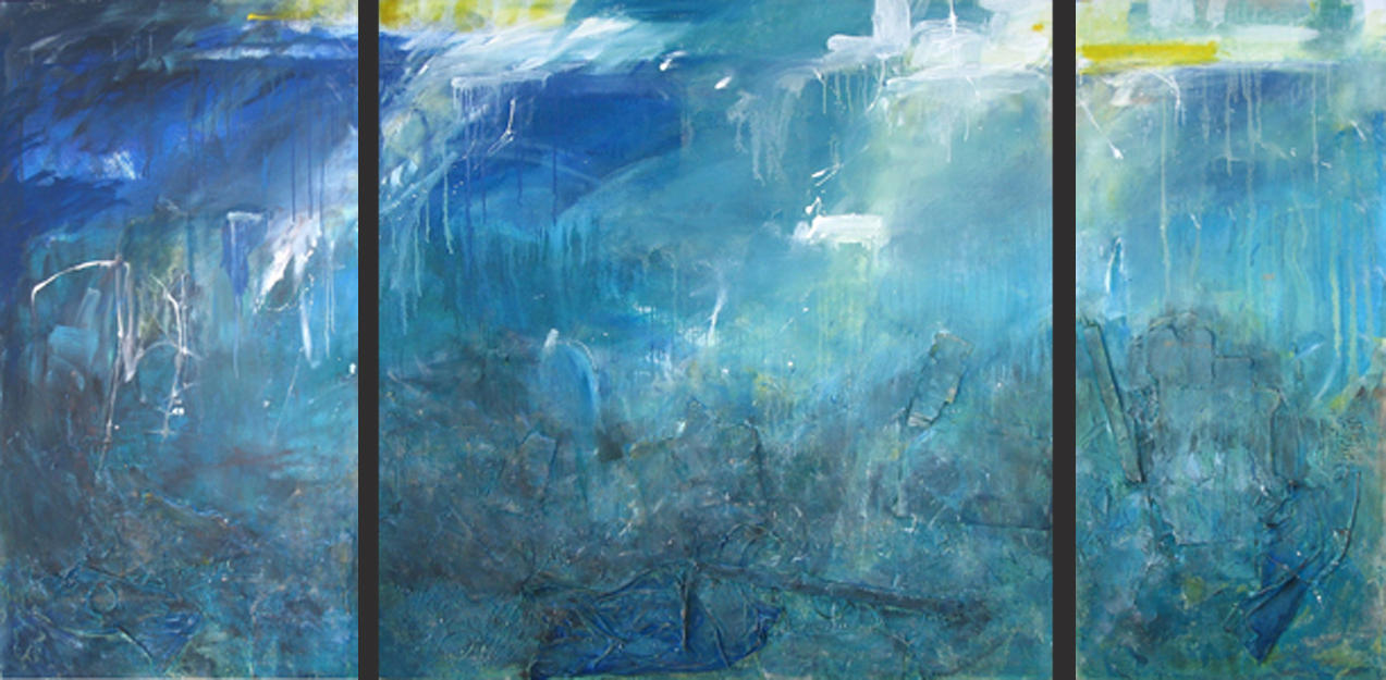 2006 Ozean, Mixed Media, 260 x 130 cm