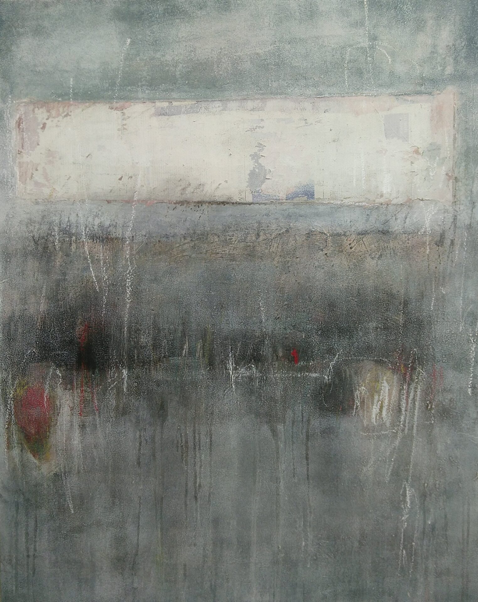 2018 Winterlicht, Acryl, 80 x 100 cm
