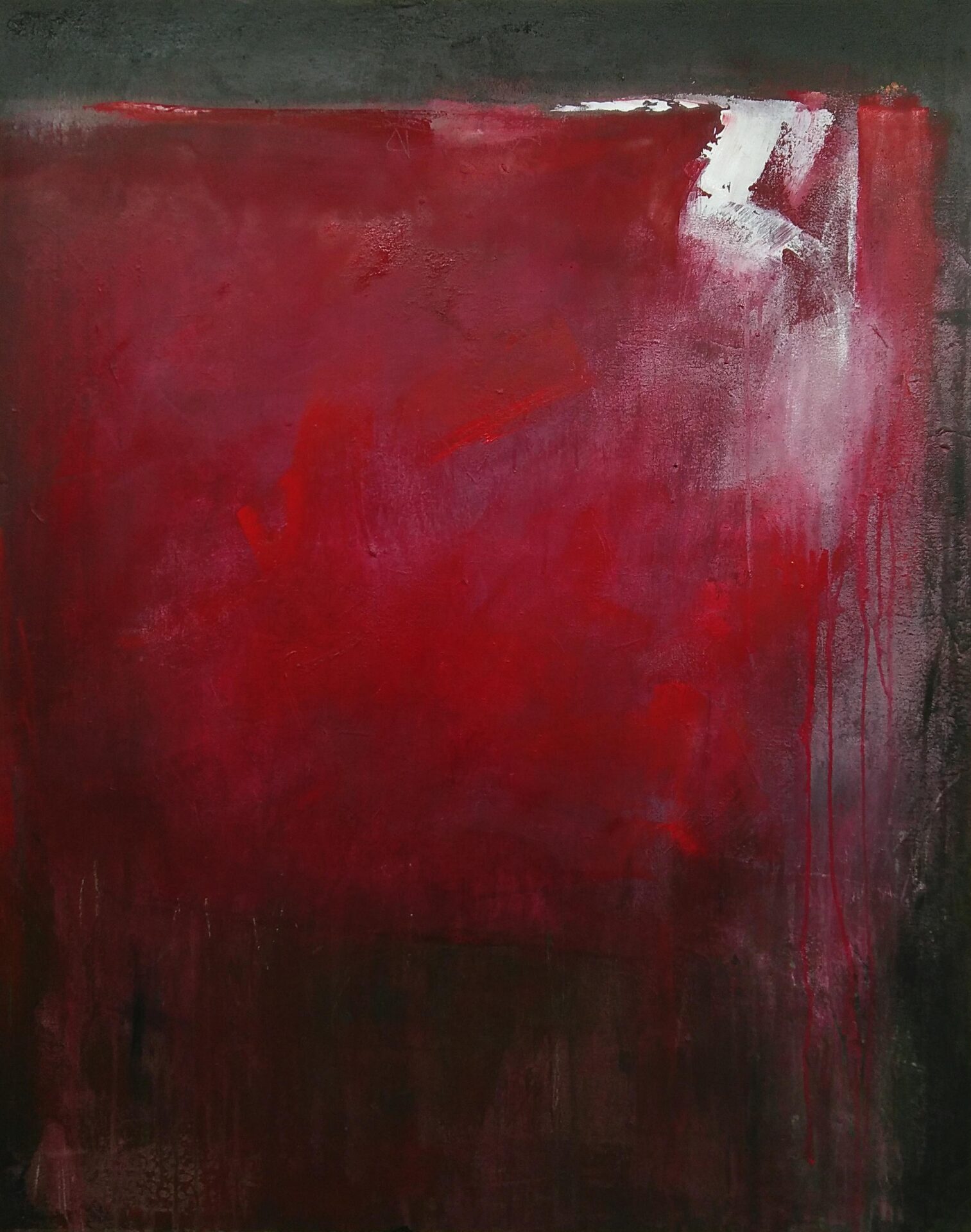 2018 Lichtbrechung, Acryl, 80 x 100 cm