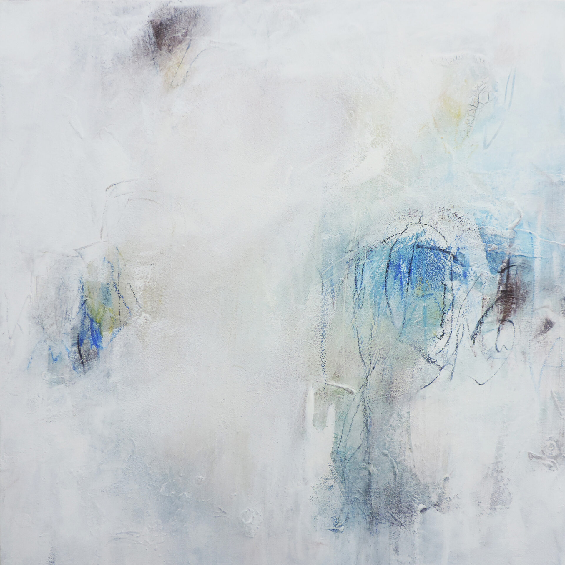 2018 Ahnung, Acryl, ca. 60 x 60 cm