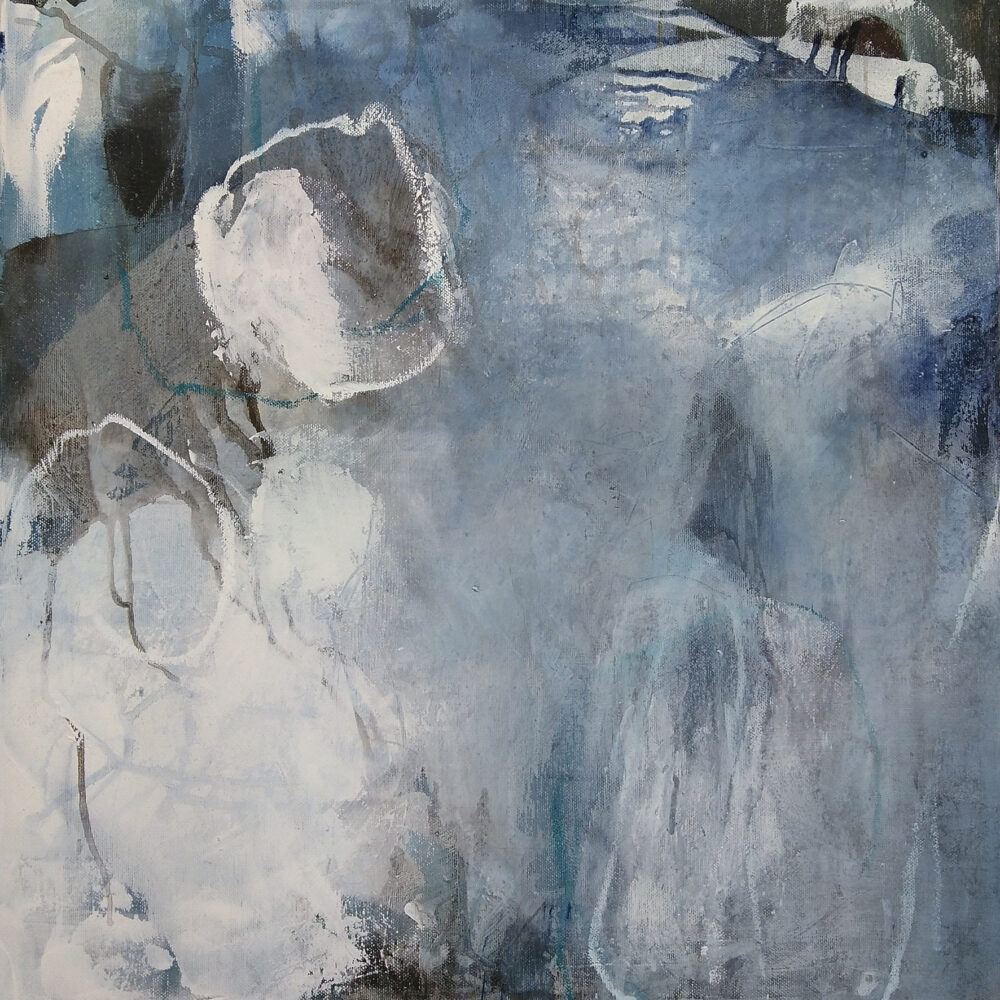 2020 Spuren, Acryl, 50 x 50 cm