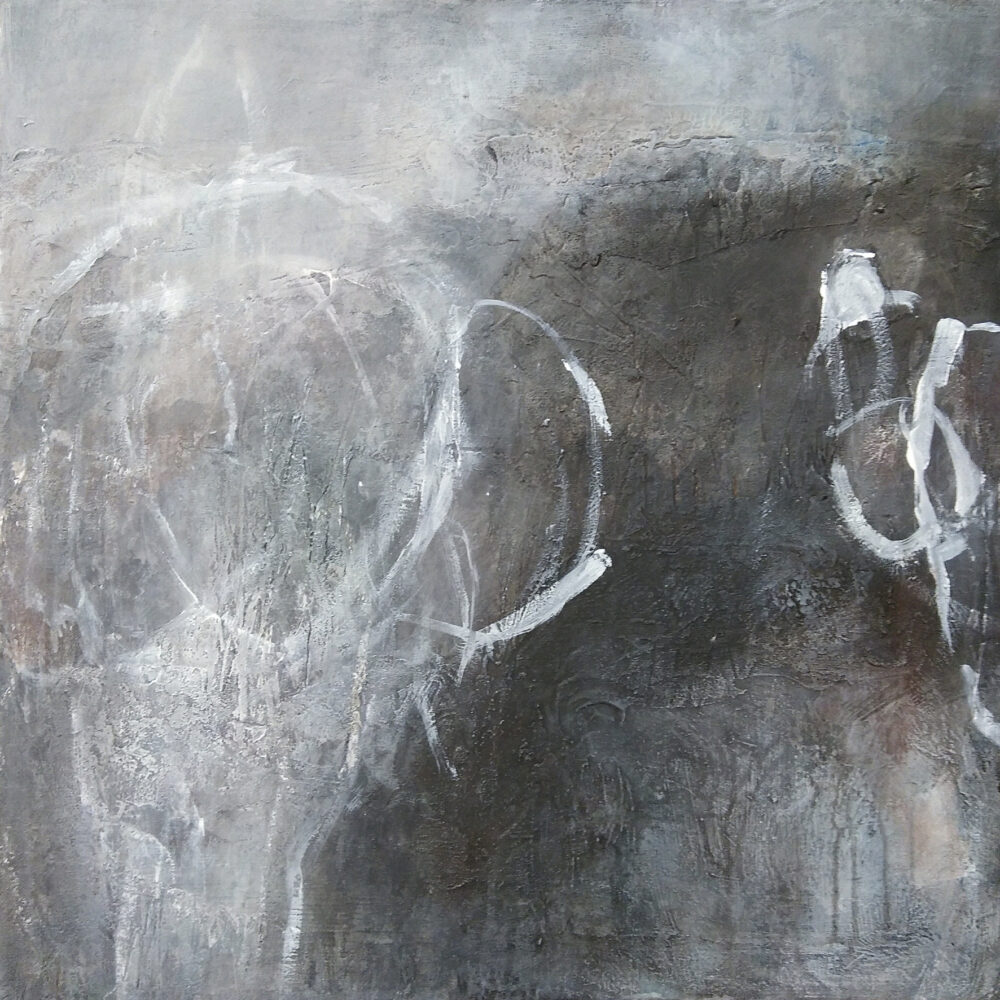 2020 Spuren, Acryl, 60 x 60 cm