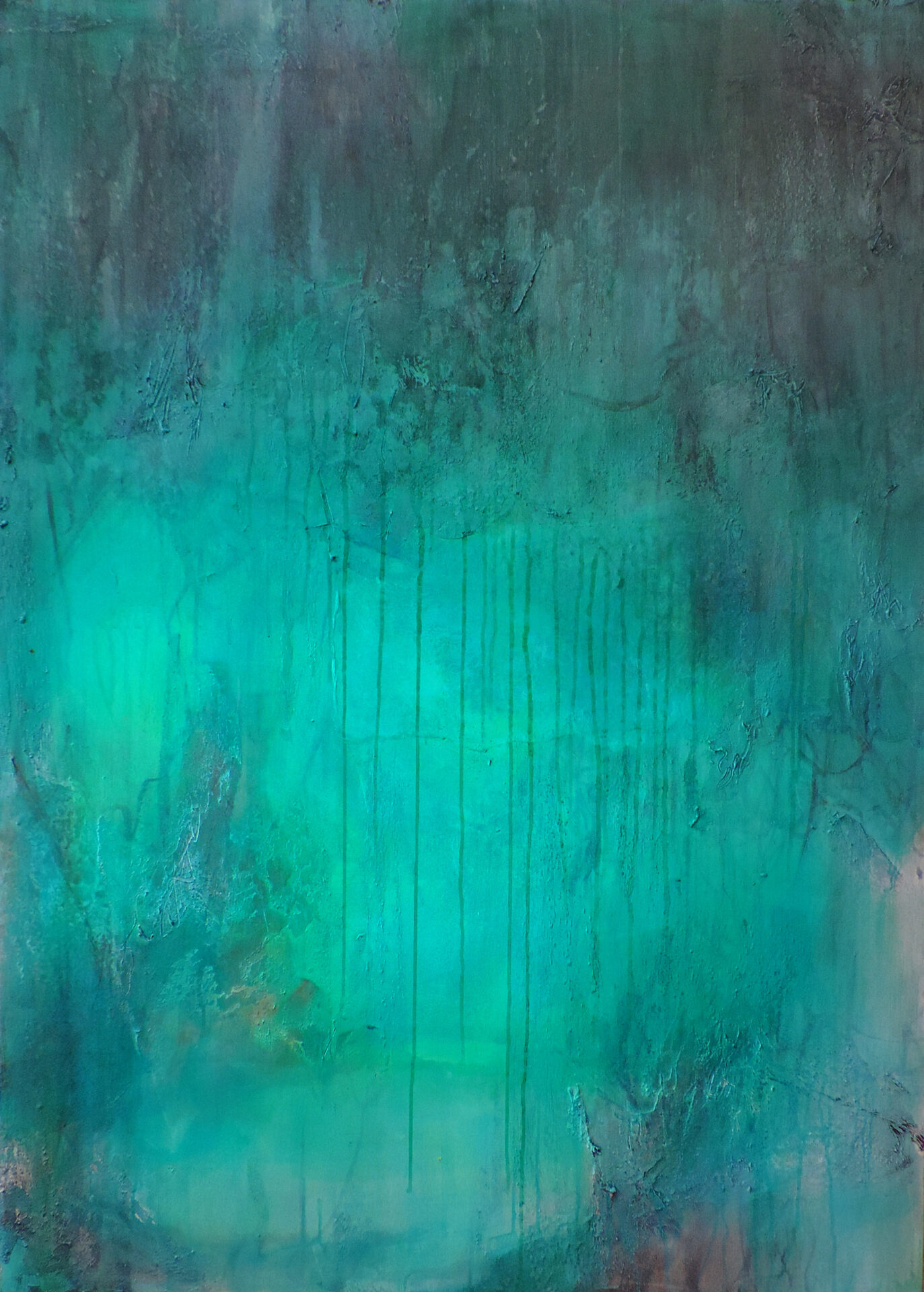 2019 Versenkung, Acryl, 100 x 140 cm, CHF 4500.--