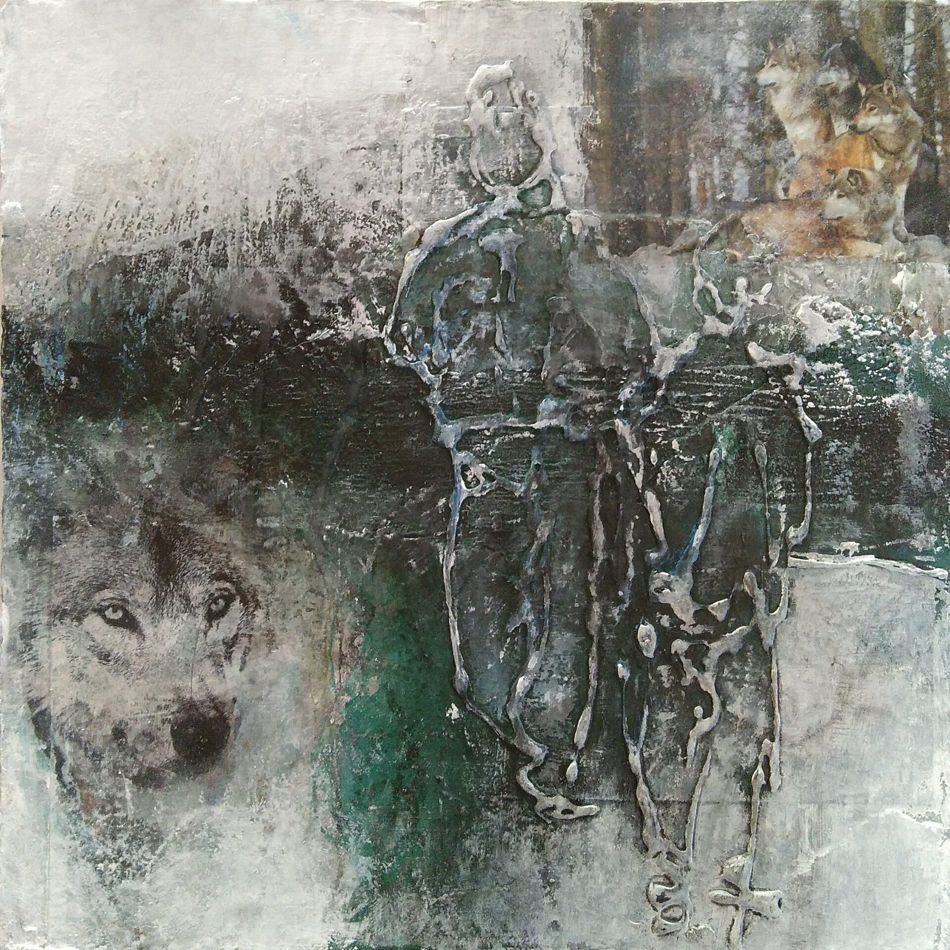 2019 Mixed Media, 30 x 30 cm