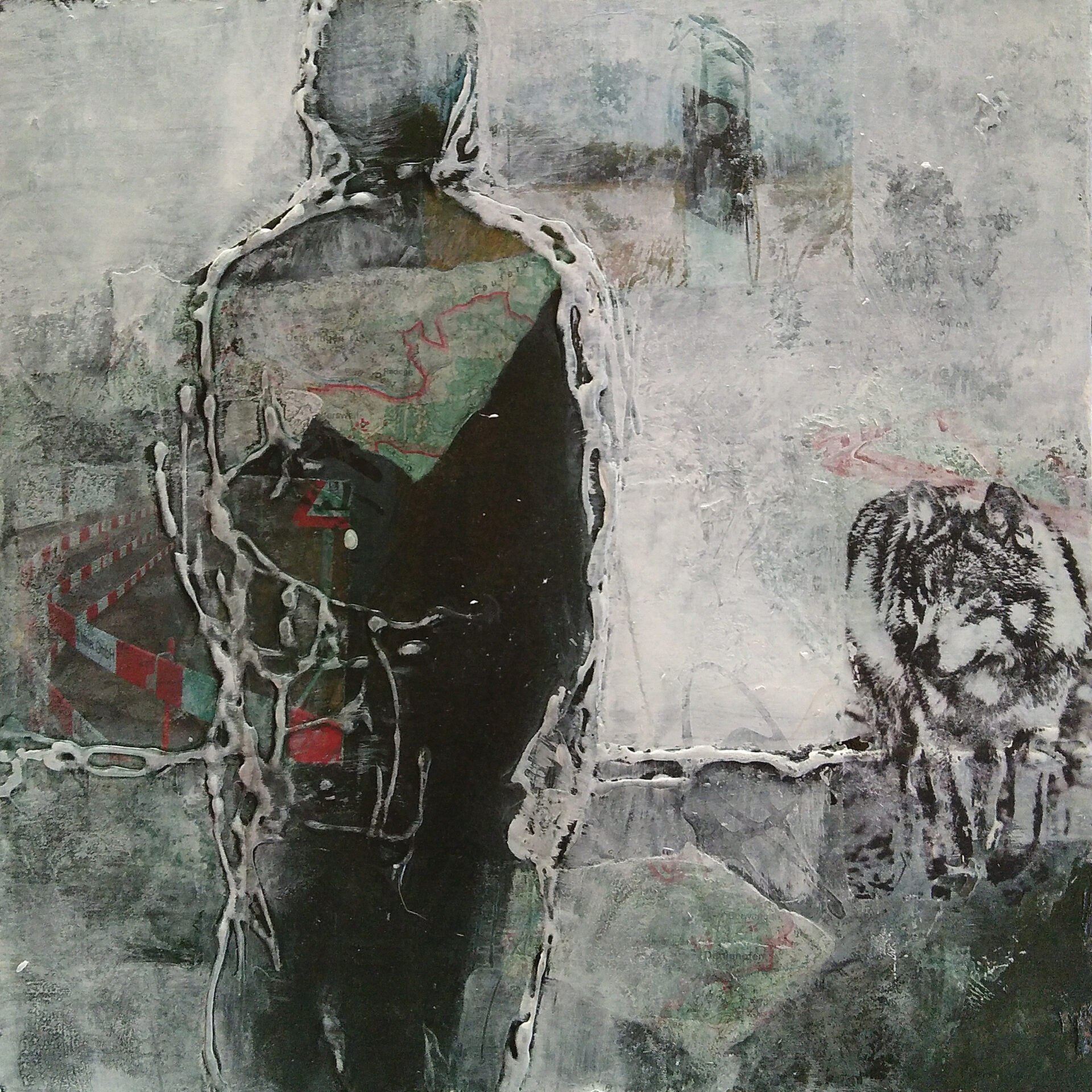 2019 Mixed Media, 30 x 30 cm