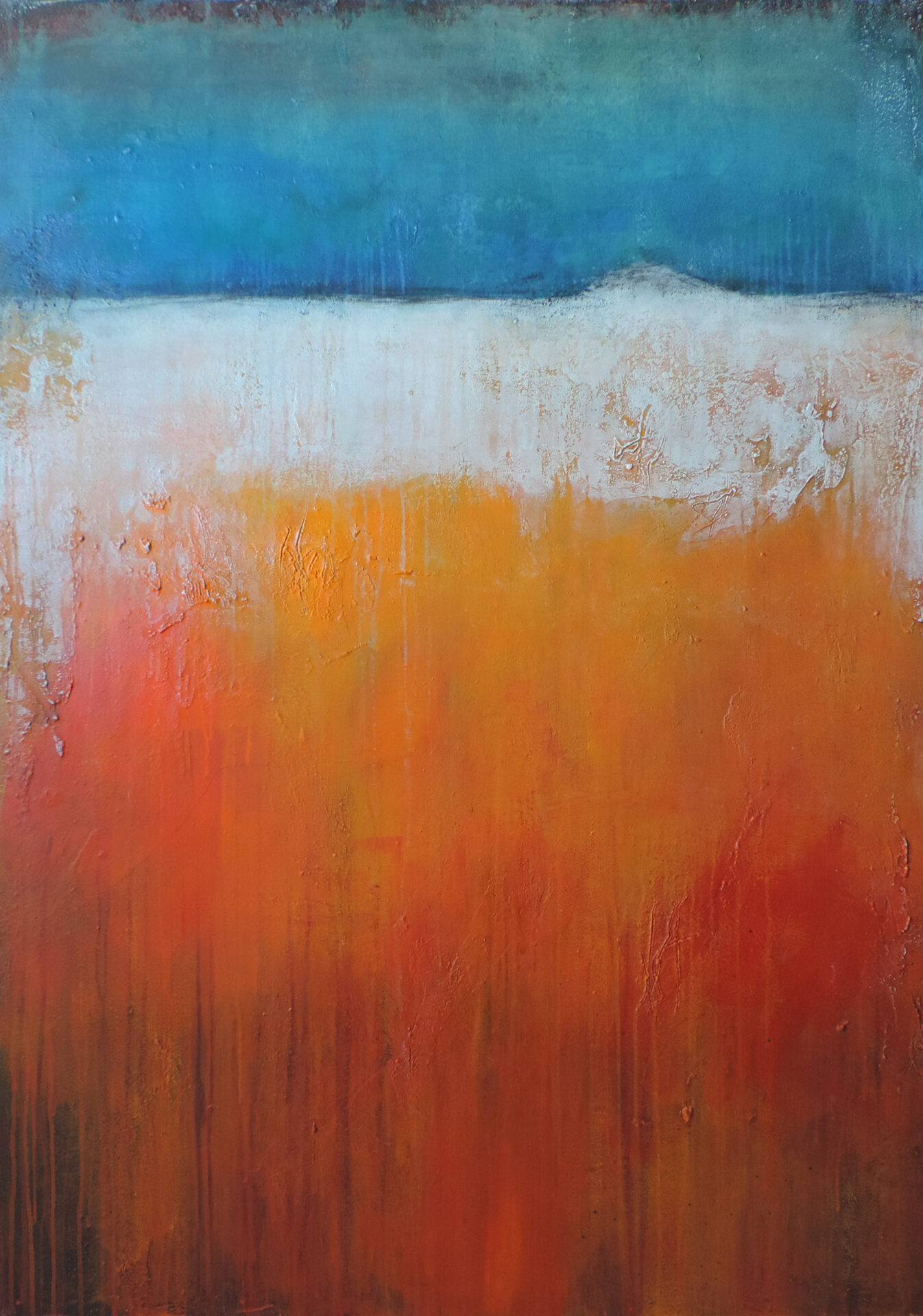 2019 Erntezeit, Acryl, 100 x 140 cm, CHF 4500.--