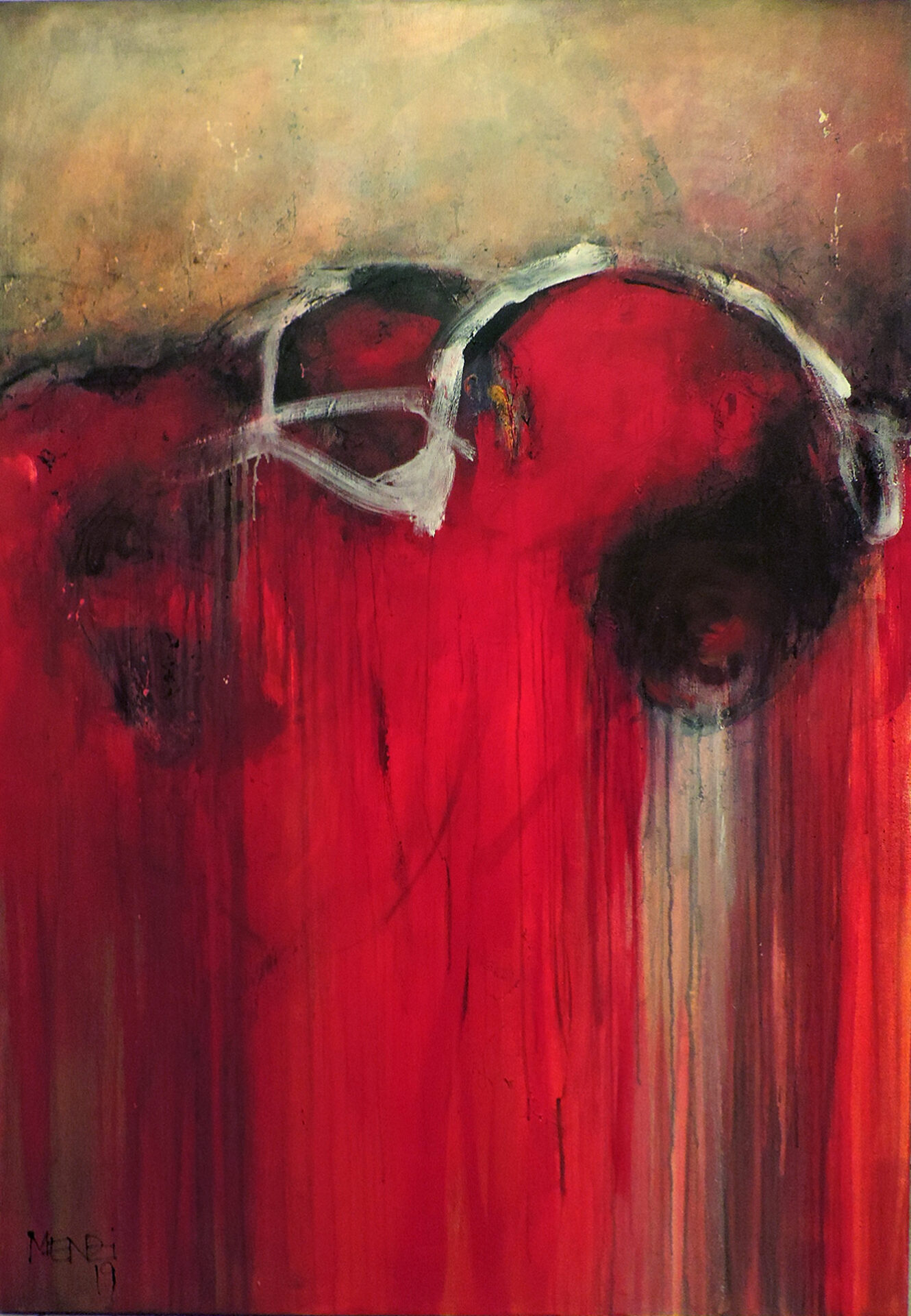 2019 Urkraft, Acryl, 100 x 140 cm, CHF 4500.--