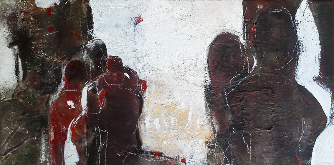 2016 Aufbruch, 80 x 40 cm