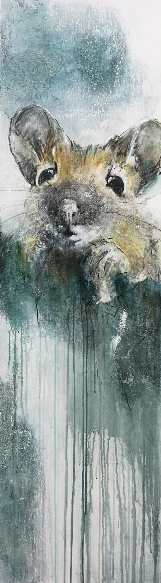 2017 Maus, Acryl, 40 x 140 cm