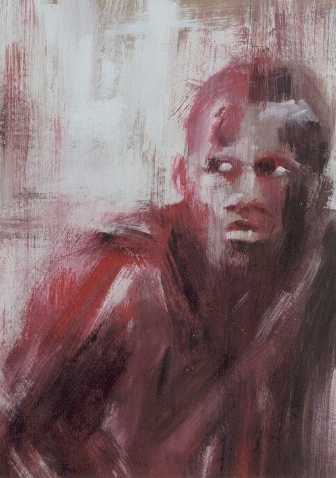 1992 Gouache auf Papier