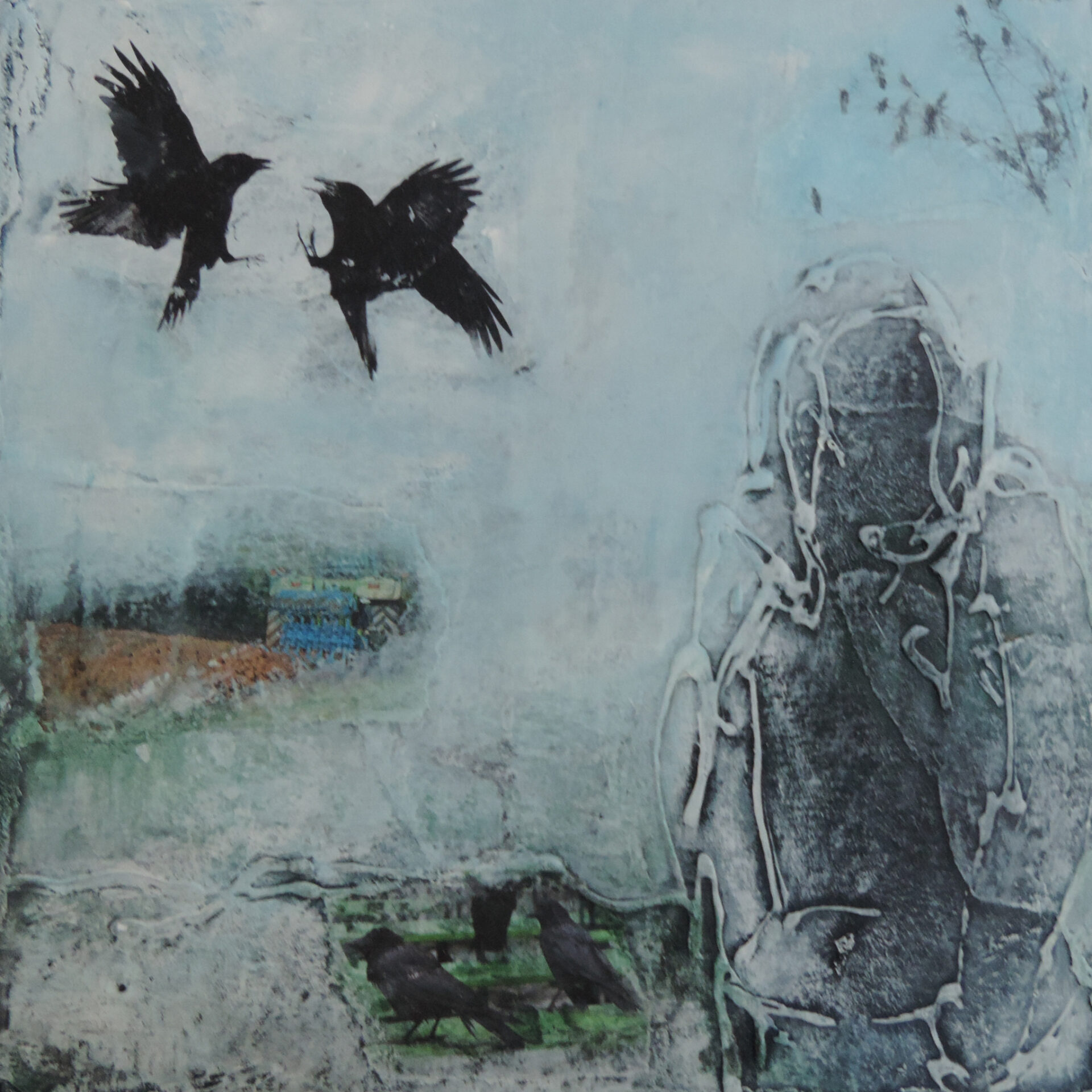 2019 Mixed Media, 30 x 30 cm