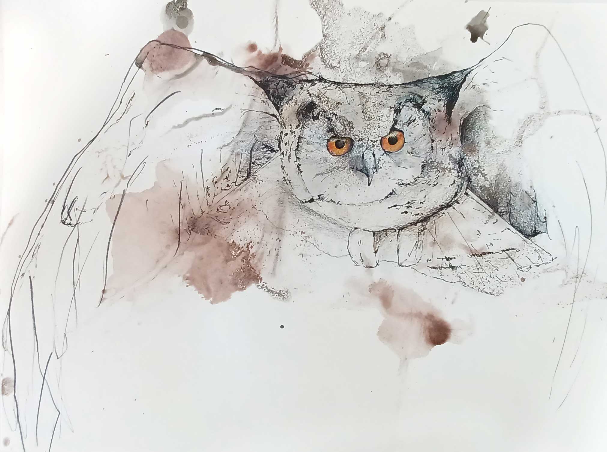 210904 Uhu Mixed Media auf Papier_klein