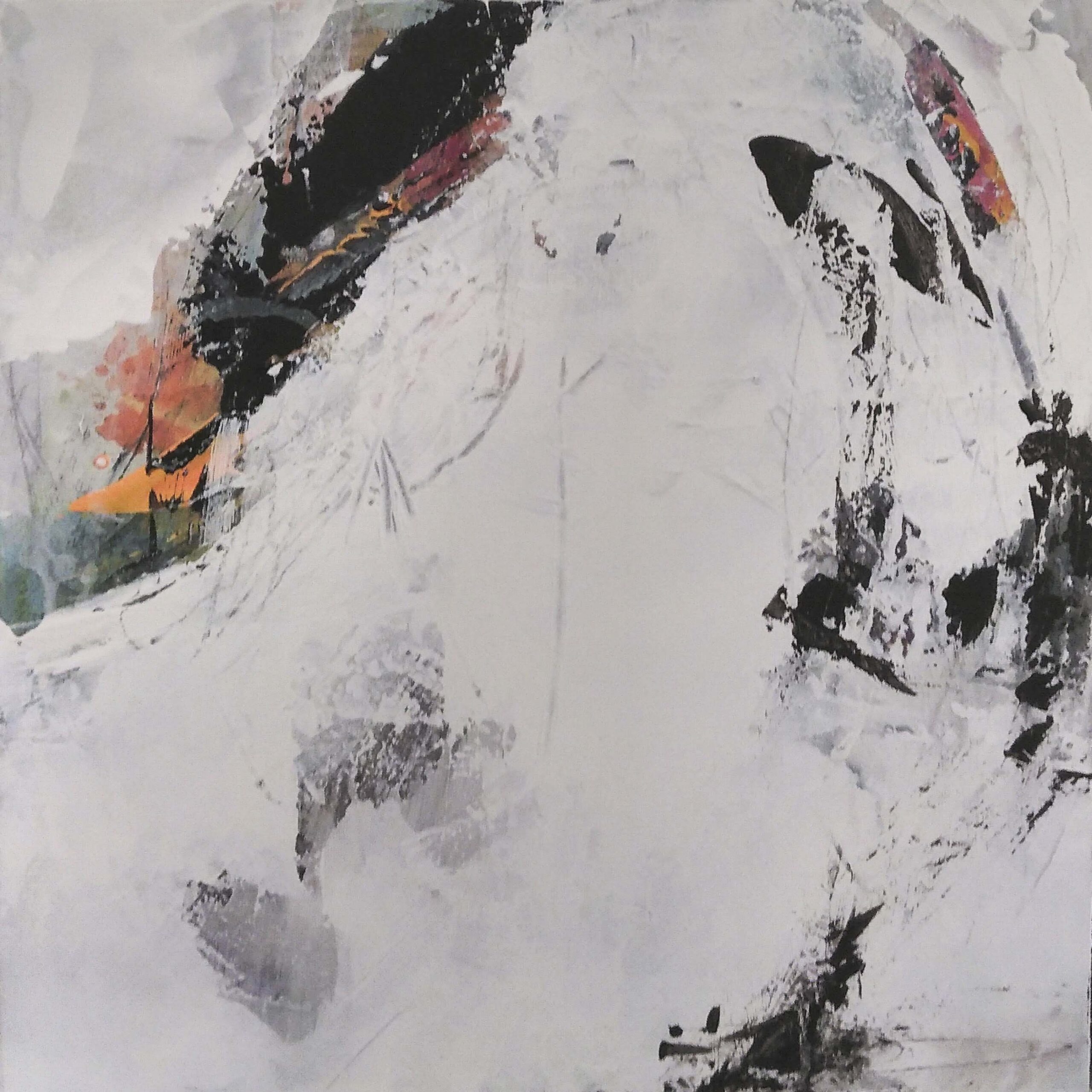 2021 Im Flow, Acryl auf MDF-Platte