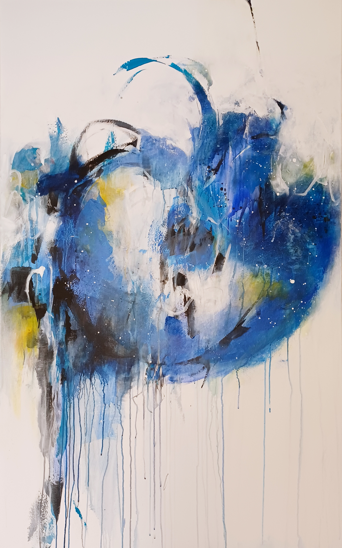 2022 Our blue planet, Acryl, 100 x 160 cm