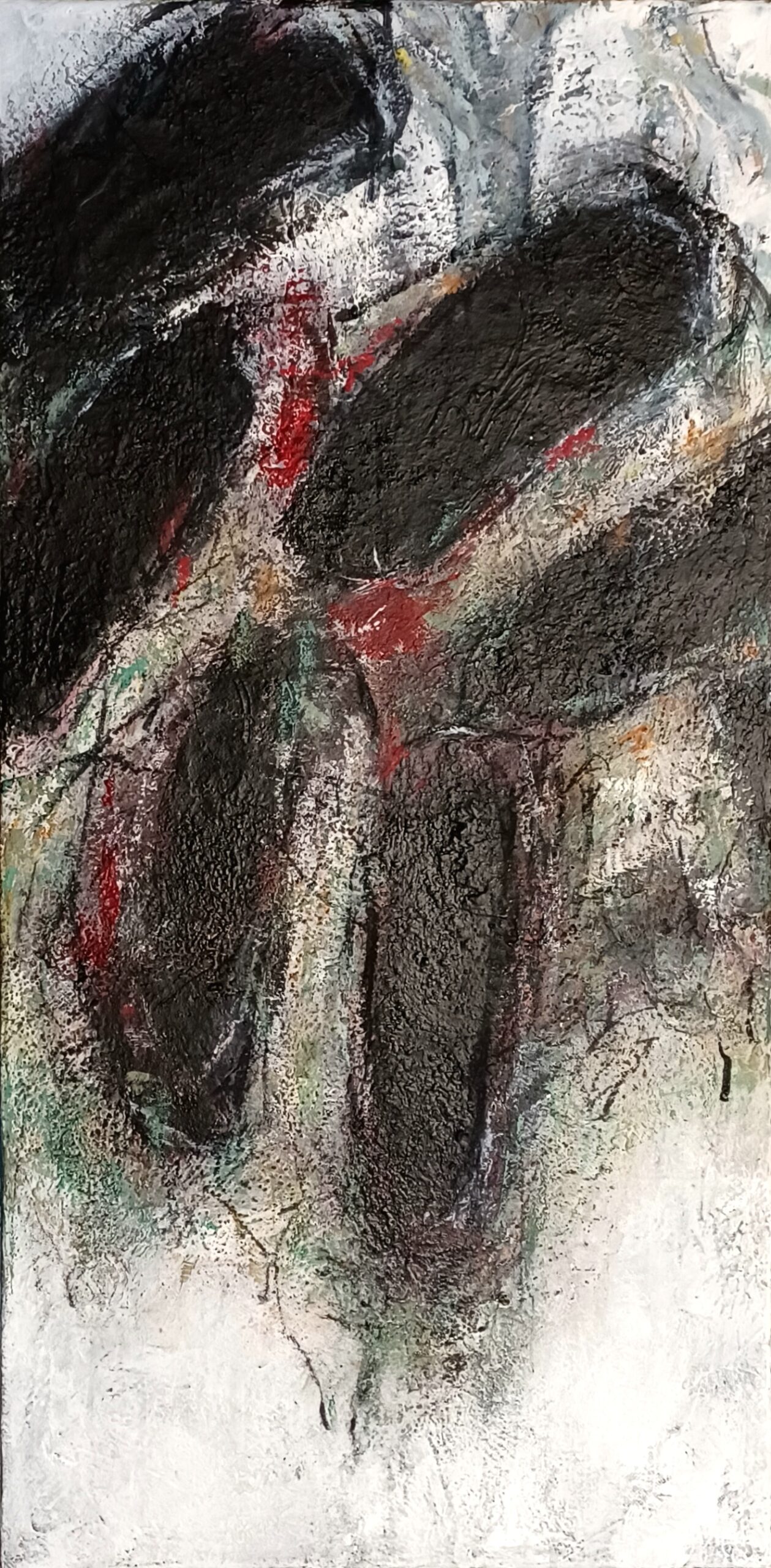 2023 Spuren, Acryl, 40 x 80 cm